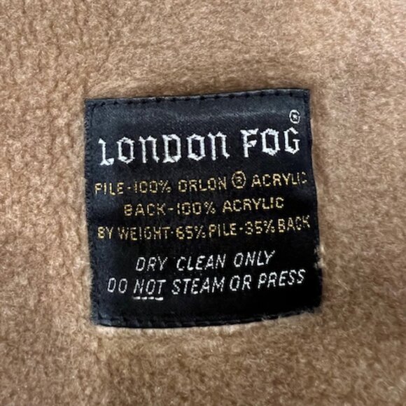 Vintage London Fog belted rain Trench Coat w/ detachable lining & hood Sz 10 P - Picture 8 of 10